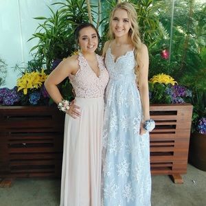 Light Blue Prom Dress